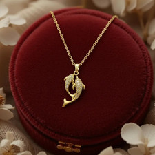 Collier « Poissons rouges »