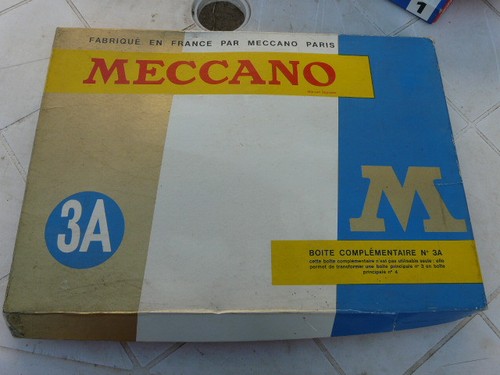 Jeu meccano ancienne boîte - jeu,