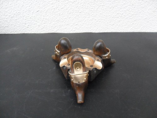 Cendrier bois pieds en - bois, 3