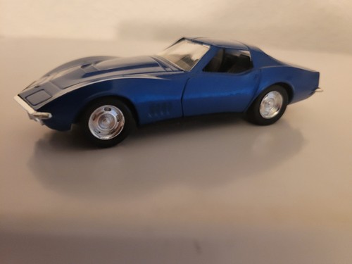 Chevrolet corvette bleu - corvette, 68