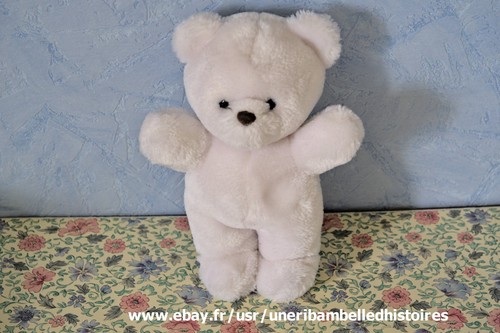 Peluche vintage doudou ours - peluche,