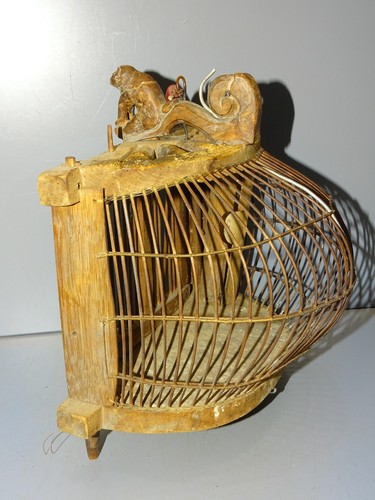 Ancienne petite cage oiseau - petite,