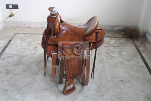 Western saddle roping - western,