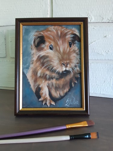 Peinture originale cochon