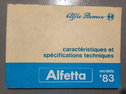 Alfa romeo alfetta 1983 - alfa,