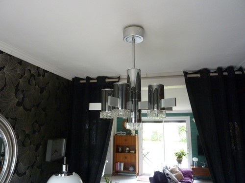 Lustre vintage 1970 six - , bras