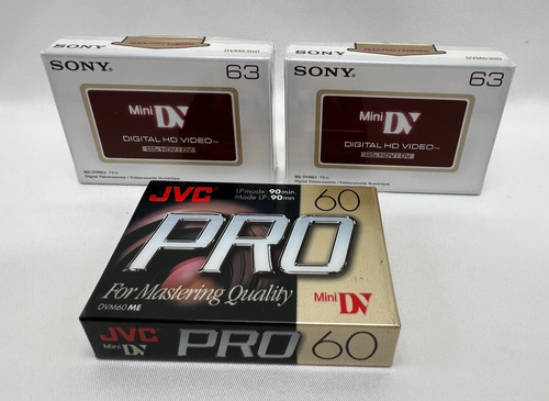 Lot new sony minidv - lot,