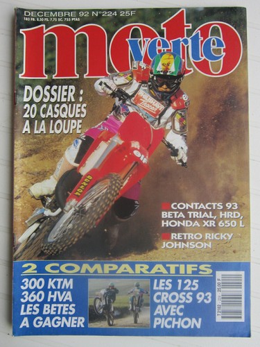 Moto verte 224 - n°, /