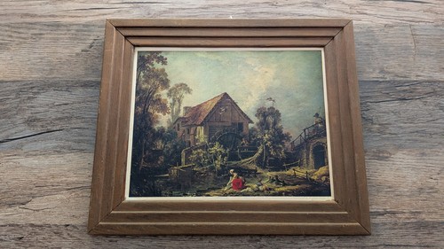 Tableau encadré moulin - encadré, «le