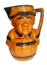 Ancien Pichet cruche Barbotine