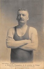 Old postcard swimming paulus propagator of swimming in france