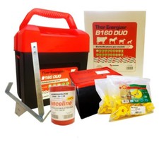 Set Clôture Électrique Ensemble Energizer Et Accessoires Chevaux Sanglier Etc.