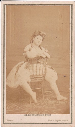 Photo cdv actrice danseuse - photo,