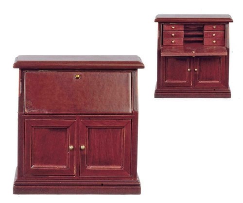 Bureau secrétaire acajou - bureau,