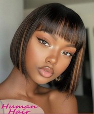 Perruque Naturelle Femme Noir