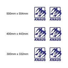 Set Autocollants Knaus Caravan