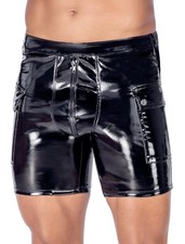 Noir Lack-Shorts De Black