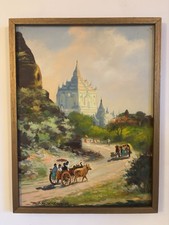 Tableau Huile Toile Birmanie