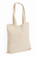 10 Shopping Épaule Sac 100% Coton Premium Sacs Naturel Couleur Haut