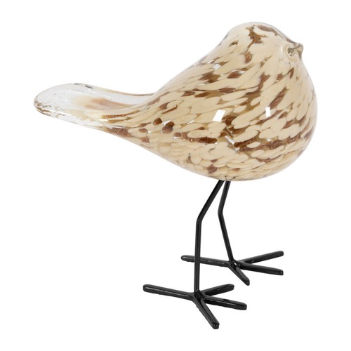 Décoration oiseau verre
