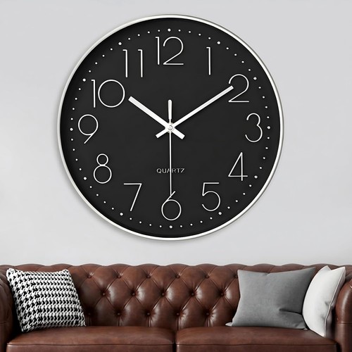 Horloge murale silencieuse - horloge,