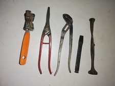 LOT DE 5 OUTILS PINCE CISAILLE