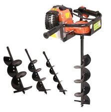 TARIERE THERMIQUE ESSENCE EU2 3CV 52CC + 3 SABOTS DE FORAGE