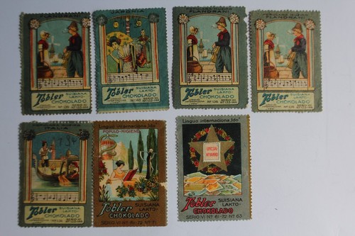 Vignettes suisse chocolat - vignettes,