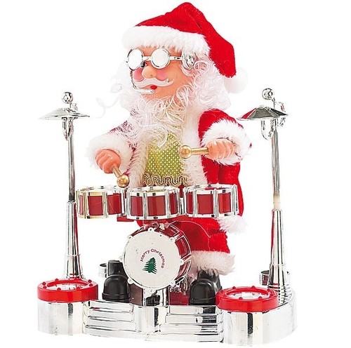Père noël rock roll - père,