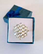 Bague aigue-marine argent 925