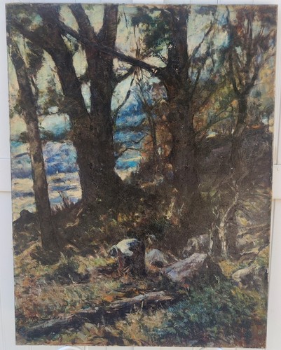 Grande toile impressionniste - grande,