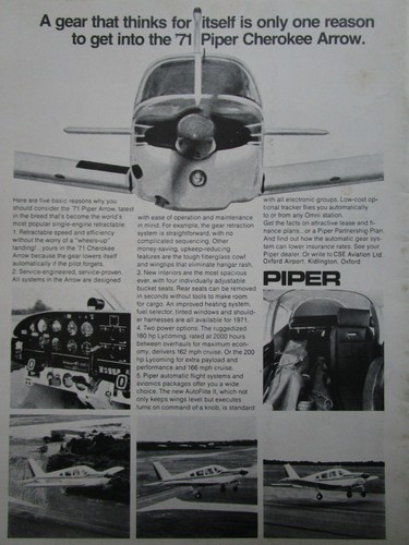 1971 pub piper - 9/1971, aircraft