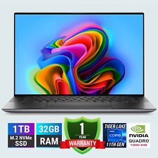 Dell Precision 5560 15.6" UHD TOUCH 32GB 1TB SSD i7 NVIDIA T1200 4GB DDR6 GAMING