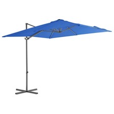 Parasol déporté avec mât en