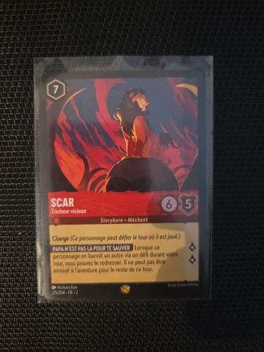 Carte lorcana scar 125 204 - carte, 125/204