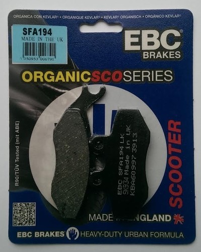 Plaquettes frein ebc avant - de,