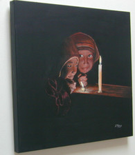 ENFANTS  NEPAL TIBET TABLEAU