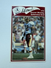 1986 Dexter Manley Police Rare Issue - Frito Lay / WMAL - Washington Redskins