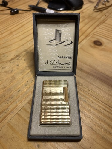 Briquet dupont plaqué - dupont, or