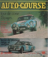 AUTO COURSE 12 1974 TOUR DE