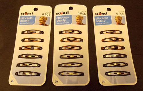 Scunci pack hair clippies - scunci,