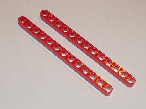 Lego technic red - red, beam