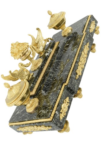 Encrier bronze empire cartel - bronze,