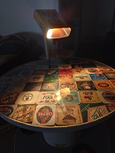 Table basse touret lampe - table, +