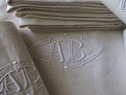Ancien service table fil - de,