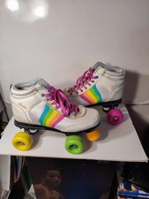 ROLLER QUAD PATIN A ROULETTE ROOKIE FOREVER RAINBOW  TAILLE 38 US 6 BEL ETAT