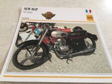 Carte moto New Map 125 Leader 1955 collection Atlas motorcycle France