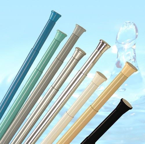 Aluminium barre rideau douche - aluminium,