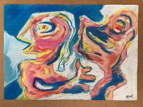 Dessin karel appel sur - dessin, papier