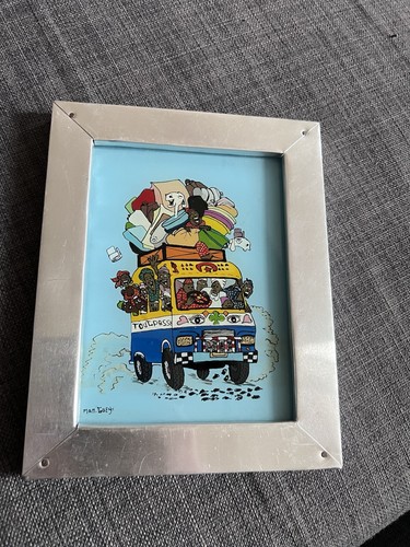 Peinture sur verre scène - sur, de